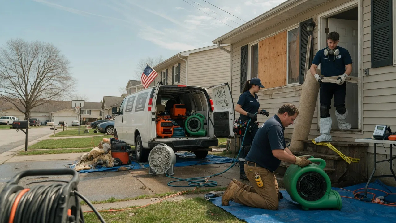 Water Damage Restoration in Warren, IN near me